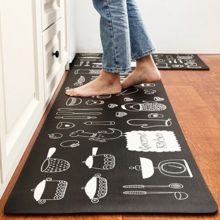Kitchen Mat Non-Slip Waterproof Anti-Oil Home Door Floor Rug Carpet